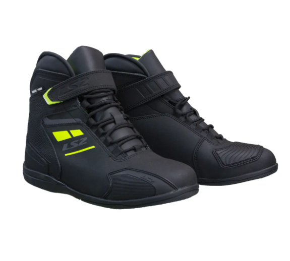 Chaussures Moto Sport Imperméables Ls2 GARRA MAN WP Noir HV Jaune Vente en  Ligne 